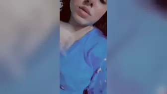 Cute GF Flashing Her Perky Tits On Selfie Cam Secretly