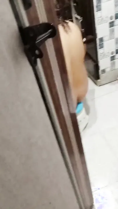 Chubby Mom Taking Nude Bath Caught On Camera By Her Son