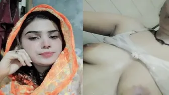 Pakistani GF Selfie Showing Off Her Massive Boobs