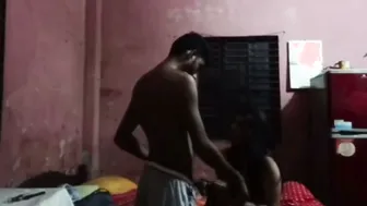 GF Moaning As I Press Her Boobs And Do Foreplay