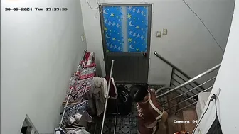 Son Catches Mom Changing From Dressed To Completely Naked