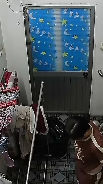 Son Catches Mom Changing From Dressed To Completely Naked