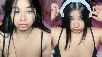 Tango Girl Accidental Nipple Slip During Her Naughty Video Call