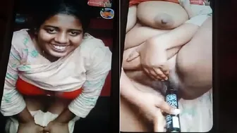 Busty GF Masturbating Standing Up Using A Bottle