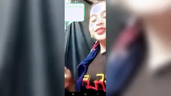 Cute GF Showing Sharp Boobs During Video Call Tease