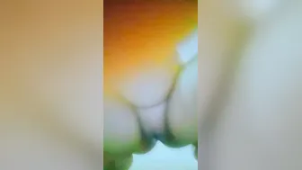 Busty GF Stripping Naked Showing Off Tits In Bathroom