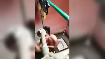 Village Girl Bathing Naked Caught On Camera By Hidden Neighbor