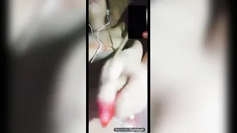 Gf Masturbating Creamy Pussy For Me During Video Call Session