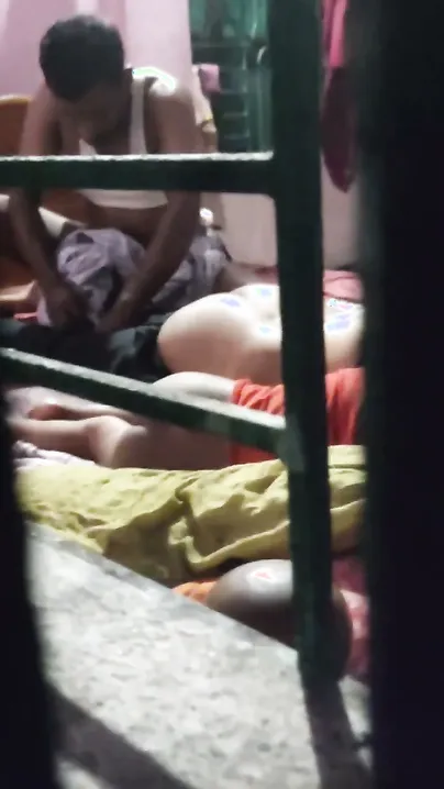 Desi Couple Fucking At Home While Neighbor Watches From Window