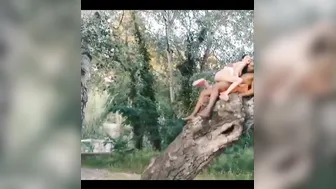 Village Girl Getting Fucked By Older Guy On Tree In Hidden Vid