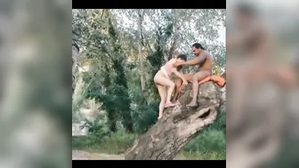 Village Girl Getting Fucked By Older Guy On Tree In Hidden Vid