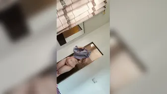 Chubby Wife Caught Getting Dressed After Steamy Bath Time