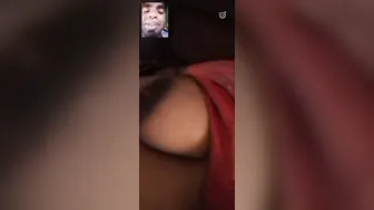 Chubby GF Showing Off Her Body During Video Call Sex