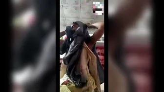 GF Showering Topless Captured In Homemade Bathroom Vid