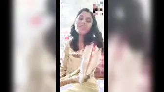GF Showering Topless Captured In Homemade Bathroom Vid