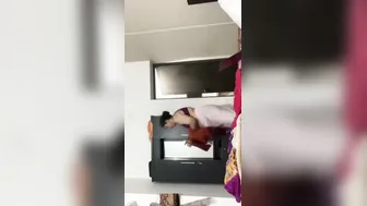 Married Woman Dressing After Shower Caught On Hidden Camera Mms