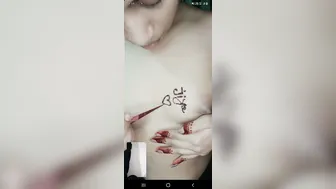 Desi Girl Applying Mehendi Naked Body Filmed Going Viral Mms