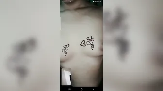 Desi Girl Applying Mehendi Naked Body Filmed Going Viral Mms