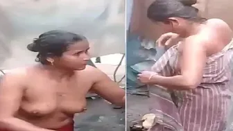 Village Bhabhi Caught Changing After Her Secret Bath Filmed