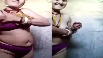 Mature Wife Stripping Before Bath Showing Everything On Camera