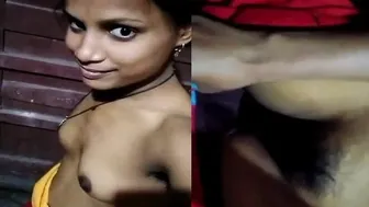 Village Gf Showing Small Tits During Naughty Video Chat Leak
