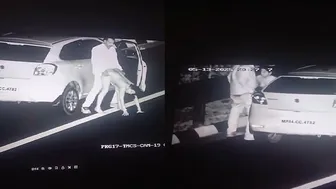 Couple Fucking Outdoors By The Highway Caught On Camera Raw