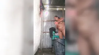Horny Married Woman Bathing Naked Filmed Secretly Going Viral
