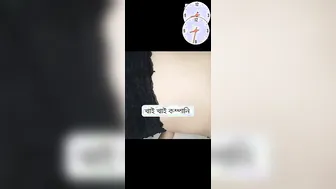 Bengali Girl Showing Off Her Perky Boobs During Video Call Sex