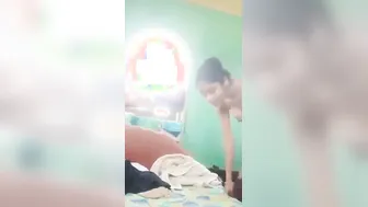 Desi Girl Using Kitchen Roller Pleasuring Herself At Home