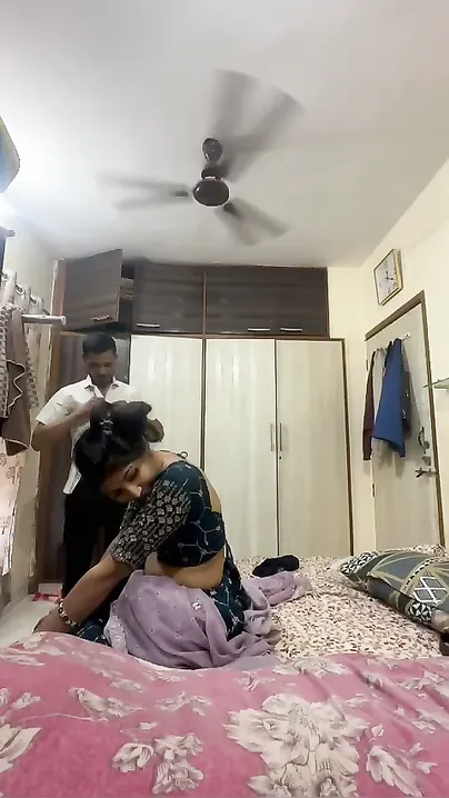 Village Bhabhi In Saree Getting Fucked Hard By Plumber At Home