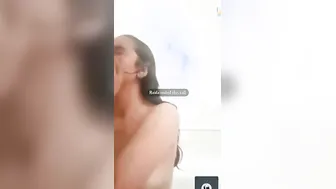 Virgin Gf Stripping Naked During Private Video Call Bath Time