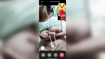 Untouched GF Revealing Perfect Boobs On Video Call