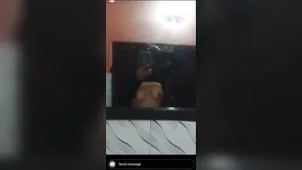 GF Stripping Topless In Changing Room Feeling Herself