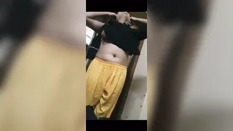 Shy GF Showing Her Tits Topless For First Time Ever