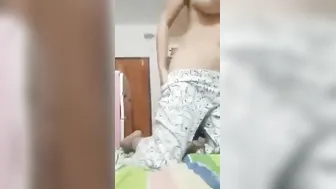 Bengali Gf Stripping Naked Showing Off Her Massive Melons