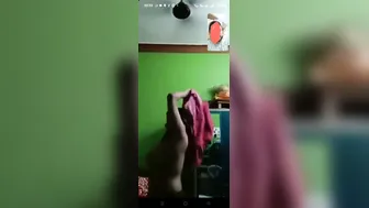 Desi Wife Changing Out Of Nighty Revealing Huge Natural Tits