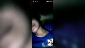 Village GF Strips Naked During Private Video Call Session