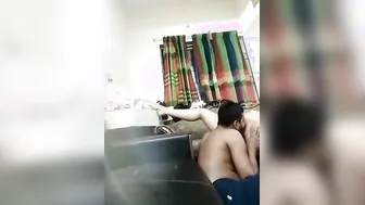 Bhabhi Getting Her Pussy Licked By Landlord Caught On Camera
