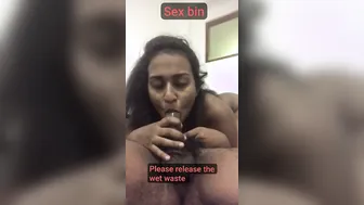 GF Pleasing Her BF With Her Mouth And Body