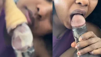Desi Girl Sucking His Dick While Licking Icecream So Naughty