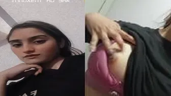 Pakistani Babe Filming Her Boobs In Selfie Video Getting Viral