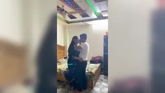 Mature Aunty Having Secret Affair With Young Boy At Her Place