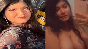 Hot Babe Flashing Her Massive Boobs In Video Status For Lover