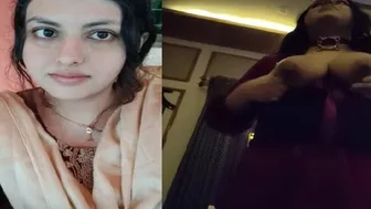 Innocent Babe Revealing Her Bare Chest For First Time To Lover