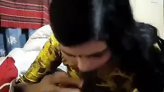 Married Woman Trying To Suck His Dick For The First Time