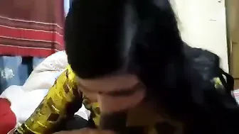 Married Woman Trying To Suck His Dick For The First Time