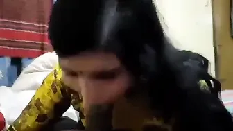 Married Woman Trying To Suck His Dick For The First Time