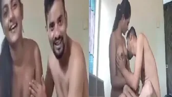 Shy Newlywed Couple Fucking For The First Time On Wedding Night