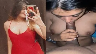 Desi GF Showing Her Tits Before Getting Throat Fucked