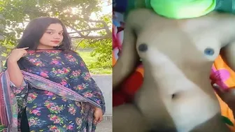 Village GF With Small Tits Sucking BF Passionately